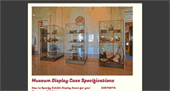 Desktop Screenshot of museumdisplaycase.com